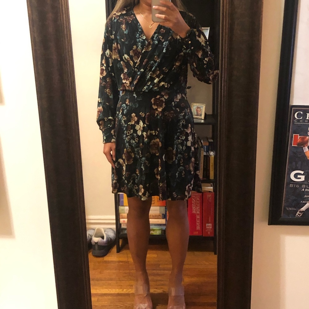 Faux Wrap Dress